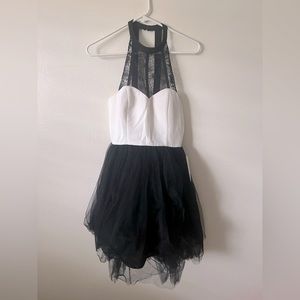 A. Drea Black And White Cocktail Dress